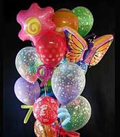 Our most popular birthday balloon bouquet. This amazing design creation has an awesome assortment of Mylar®, latex, and double buble balloons creating an 8-foot-tall joyful bouquet that is sure to be remembered.