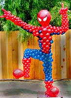 Spiderman balloon sculpture